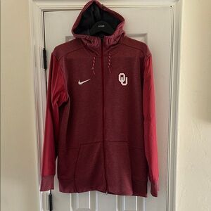 OU OKLAHOMA SOONERS NIKE LIGHT JACKET - LARGE